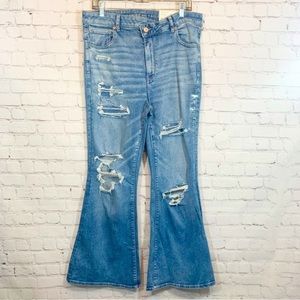 American Eagle Jeans Super Hi rise Flare NWT